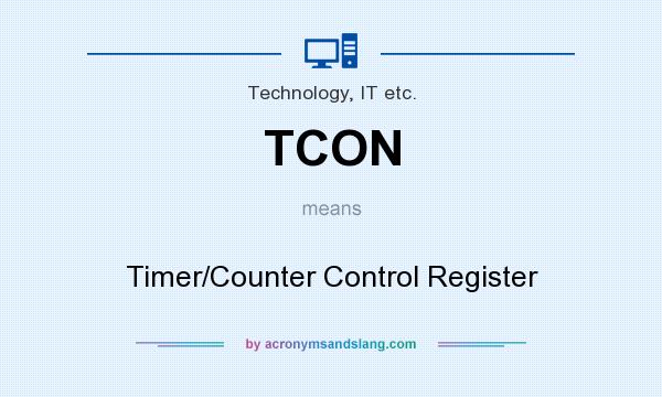 What does TCON mean? It stands for Timer/Counter Control Register