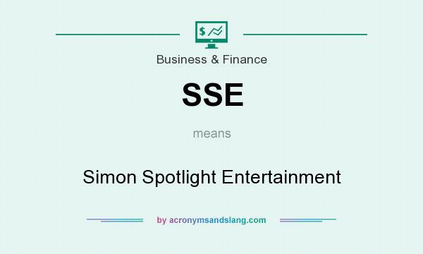 What does SSE mean? It stands for Simon Spotlight Entertainment