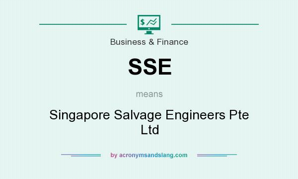 What does SSE mean? It stands for Singapore Salvage Engineers Pte Ltd