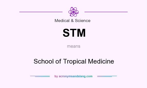 What does STM mean? It stands for School of Tropical Medicine