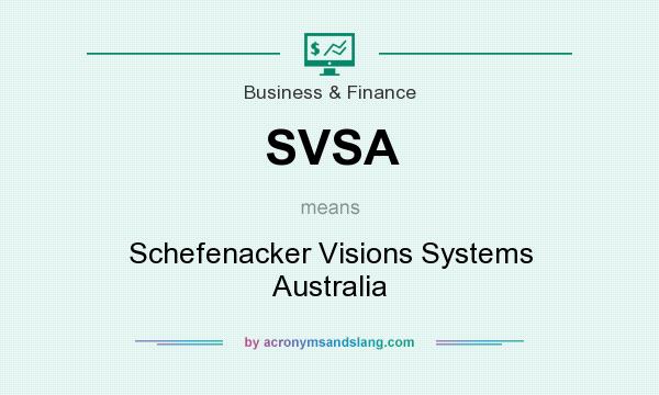 What does SVSA mean? It stands for Schefenacker Visions Systems Australia