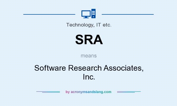 What does SRA mean? It stands for Software Research Associates, Inc.