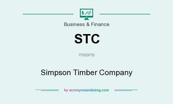 What does STC mean? It stands for Simpson Timber Company