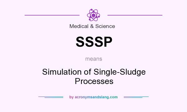 What does SSSP mean? It stands for Simulation of Single-Sludge Processes