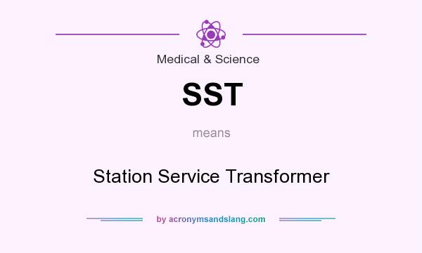 What does SST mean? It stands for Station Service Transformer