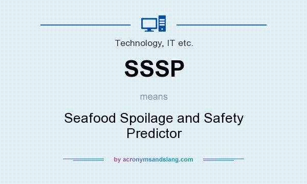 What does SSSP mean? It stands for Seafood Spoilage and Safety Predictor