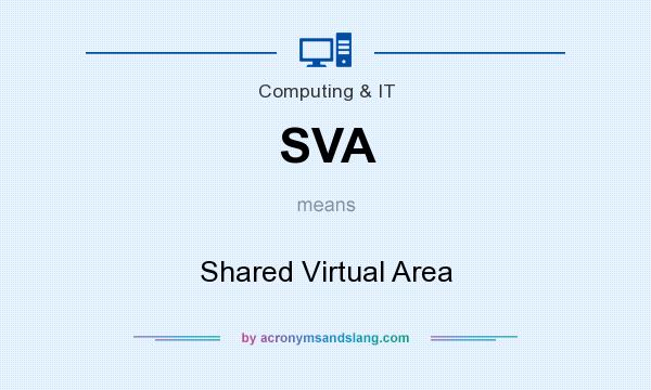 What does SVA mean? It stands for Shared Virtual Area