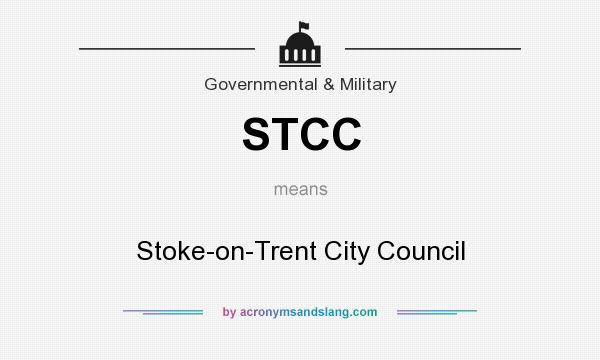 What does STCC mean? It stands for Stoke-on-Trent City Council