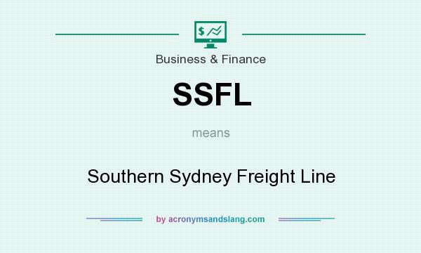 What does SSFL mean? It stands for Southern Sydney Freight Line