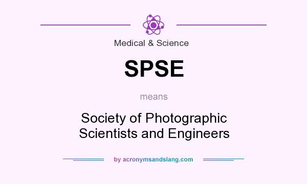 What does SPSE mean? It stands for Society of Photographic Scientists and Engineers