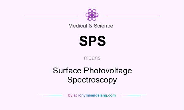 What does SPS mean? It stands for Surface Photovoltage Spectroscopy