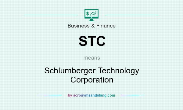What does STC mean? It stands for Schlumberger Technology Corporation