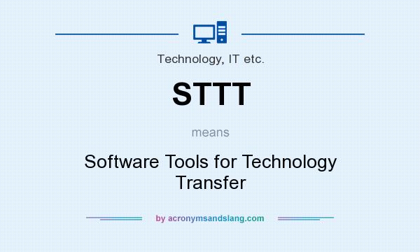 What does STTT mean? It stands for Software Tools for Technology Transfer