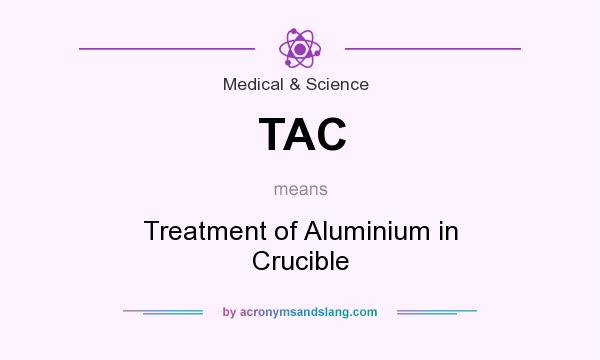 What does TAC mean? It stands for Treatment of Aluminium in Crucible