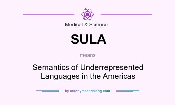 What does SULA mean? It stands for Semantics of Underrepresented Languages in the Americas