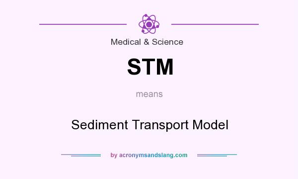 What does STM mean? It stands for Sediment Transport Model