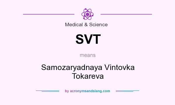 What does SVT mean? It stands for Samozaryadnaya Vintovka Tokareva