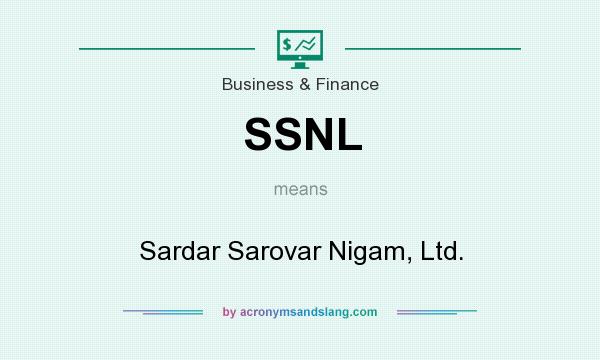 What does SSNL mean? It stands for Sardar Sarovar Nigam, Ltd.