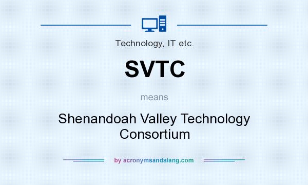 What does SVTC mean? It stands for Shenandoah Valley Technology Consortium