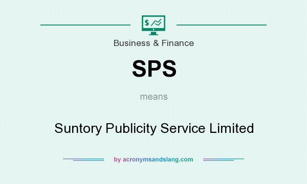 What does SPS mean? It stands for Suntory Publicity Service Limited