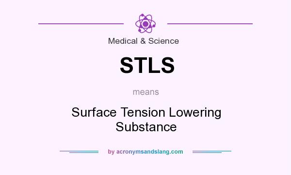 What does STLS mean? It stands for Surface Tension Lowering Substance