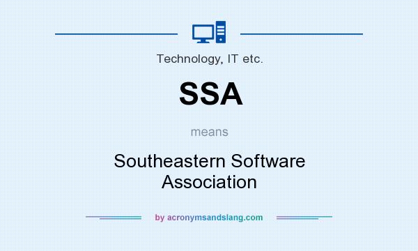 What does SSA mean? It stands for Southeastern Software Association