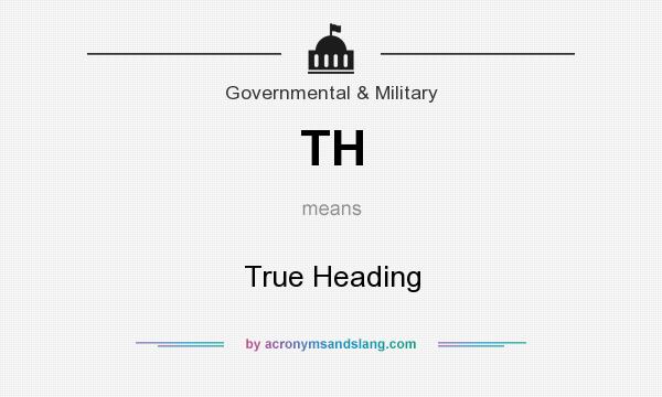 What does TH mean? It stands for True Heading