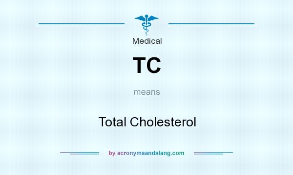What does TC mean? It stands for Total Cholesterol