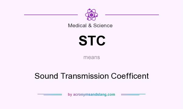 What does STC mean? It stands for Sound Transmission Coefficent