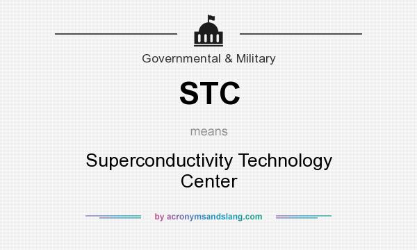 What does STC mean? It stands for Superconductivity Technology Center