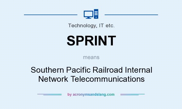 What does SPRINT mean? It stands for Southern Pacific Railroad Internal Network Telecommunications