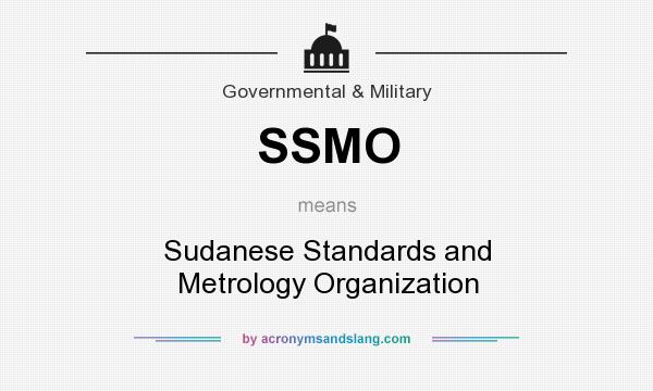 What does SSMO mean? It stands for Sudanese Standards and Metrology Organization