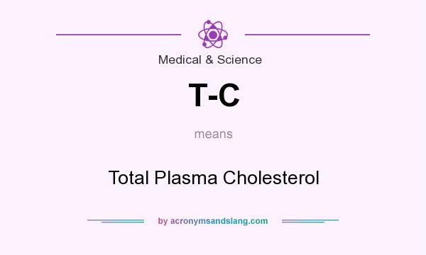 What does T-C mean? It stands for Total Plasma Cholesterol