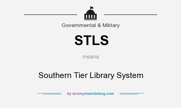 What does STLS mean? It stands for Southern Tier Library System