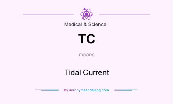What does TC mean? It stands for Tidal Current