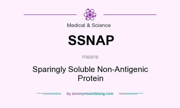 What does SSNAP mean? It stands for Sparingly Soluble Non-Antigenic Protein