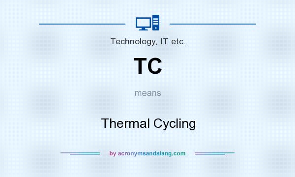 What does TC mean? It stands for Thermal Cycling