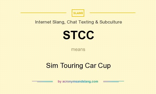 What does STCC mean? It stands for Sim Touring Car Cup