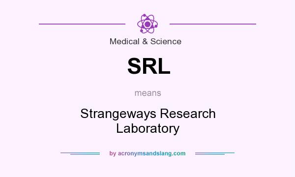What does SRL mean? It stands for Strangeways Research Laboratory