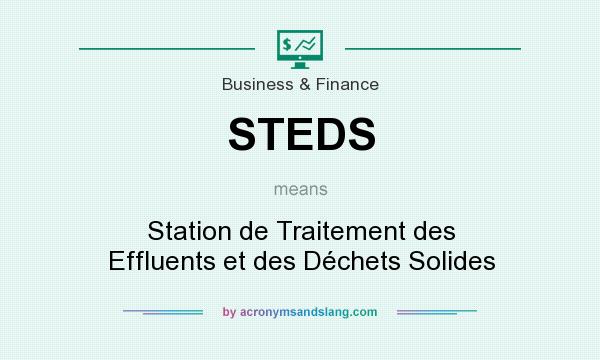 What does STEDS mean? It stands for Station de Traitement des Effluents et des Déchets Solides