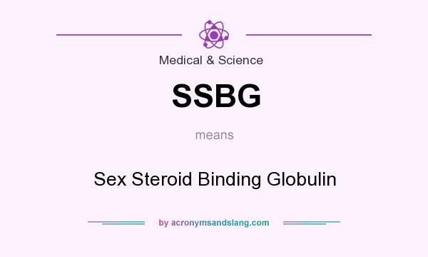 What does SSBG mean? It stands for Sex Steroid Binding Globulin