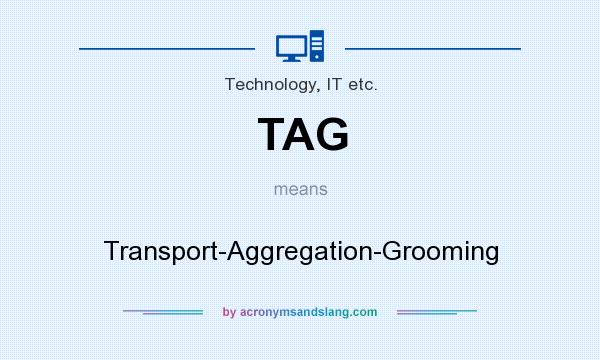 What does TAG mean? It stands for Transport-Aggregation-Grooming