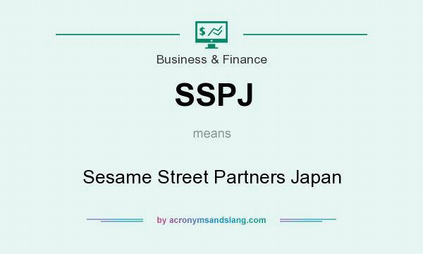 What does SSPJ mean? It stands for Sesame Street Partners Japan