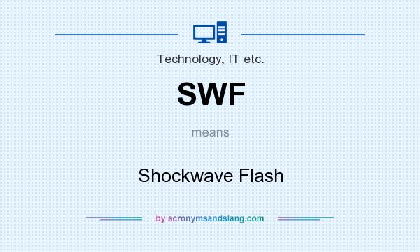 What does SWF mean? It stands for Shockwave Flash