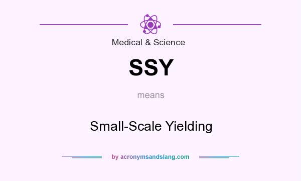 What does SSY mean? It stands for Small-Scale Yielding