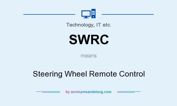 What does SWRC mean? It stands for Steering Wheel Remote Control