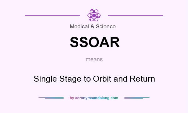 What does SSOAR mean? It stands for Single Stage to Orbit and Return