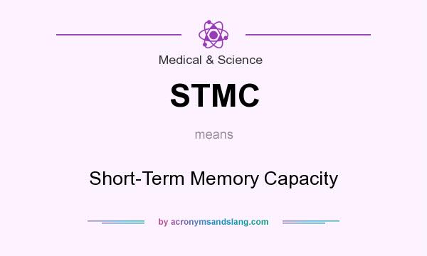 What does STMC mean? It stands for Short-Term Memory Capacity
