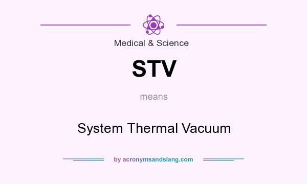 What does STV mean? It stands for System Thermal Vacuum