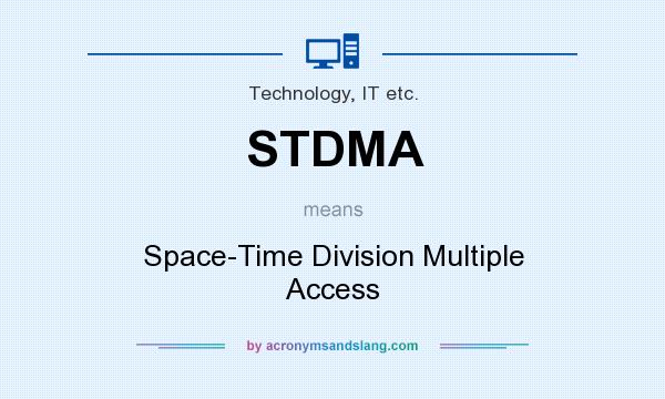 What does STDMA mean? It stands for Space-Time Division Multiple Access